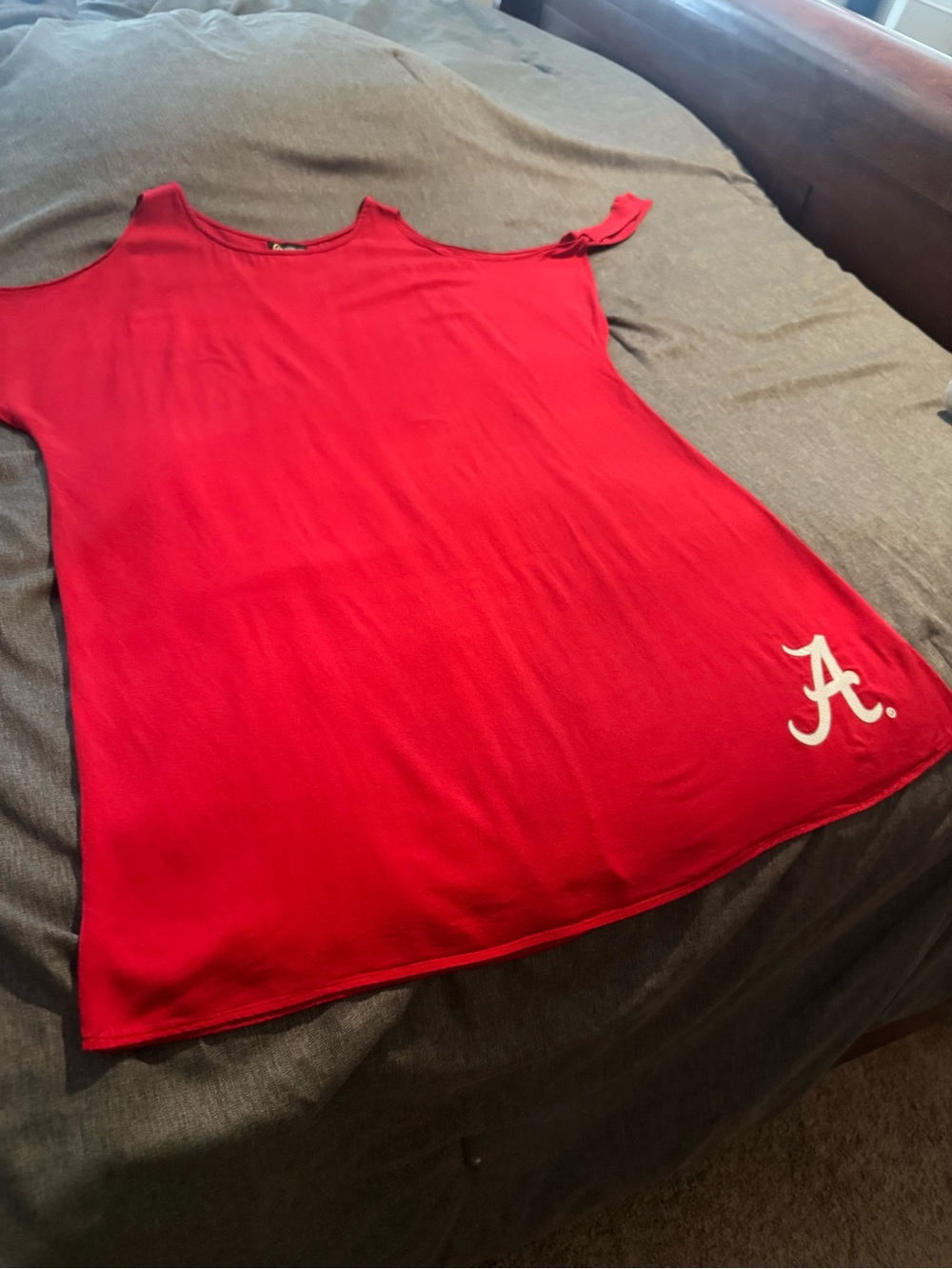 Gameday Couture University of Alabama cold shoulder mini dress size Small